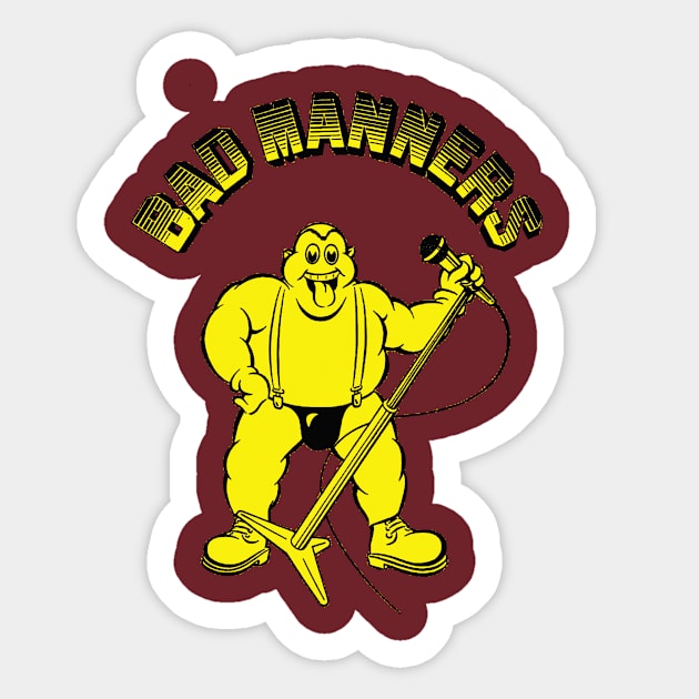 bad manners Sticker by Maison Nuit
